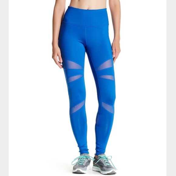 Zella Pants - Zella Mesh Compression Cut Out Leggings Tights